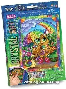 Danko Toys Crystal Art Сова и радуга Cart-01-10
