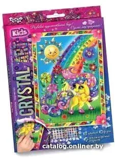 Danko Toys Crystal Art Пони и радуга Cart-01-07