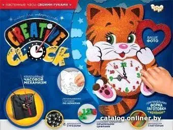 Danko Toys Creative Clock Котенок CC-01-01