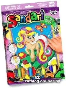 Danko Toys Sand Art Фреска из песка. Пони SA-01-04