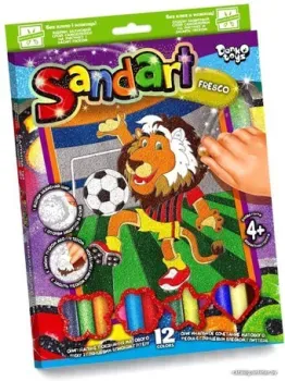 Danko Toys Sand Art Фреска из песка. Львенок SA-02-07