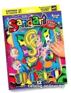 Danko Toys Sand Art Фреска из песка. Фея SA-01-10