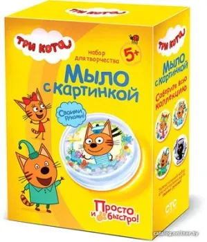 Фантазер Три кота. Мыло с картинкой. Коржик 405134
