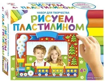 Ranok-Creative Рисуем пластилином. Поезд 15100478Р