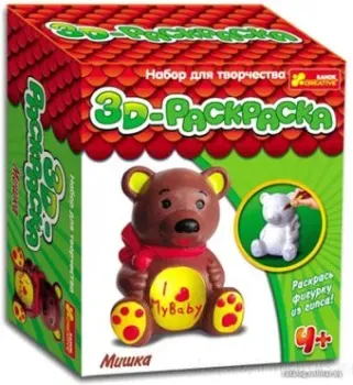 Ranok-Creative Медведь 3D-раскраска 15100102Р