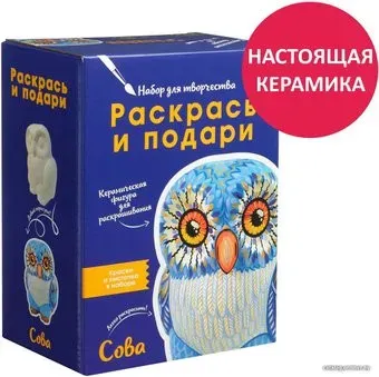Раскрась и подари Сова IG-1028