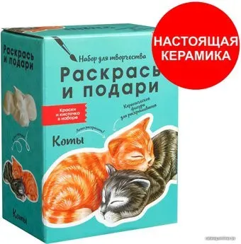 Раскрась и подари Коты IG-1027