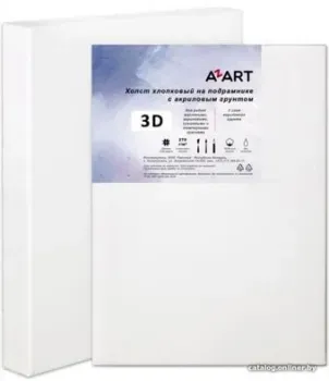 Azart 3D грунтованный акрилом на подрамнике 30x30 см (хлопок)