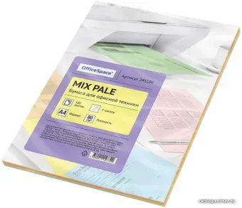 OfficeSpace Pale Mix A4 245186 (100 л)