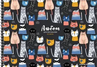 ArtSpace Рисунки. Забавные коты А24сп_36050 (24 л)