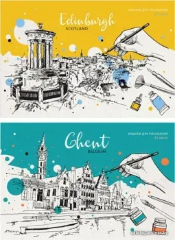 ArtSpace Рисунки. City sketches А32кл_36140 (32 л)
