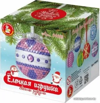 Десятое королевство Елочная игрушка своими руками Медальон 04093 (фиолетовый)