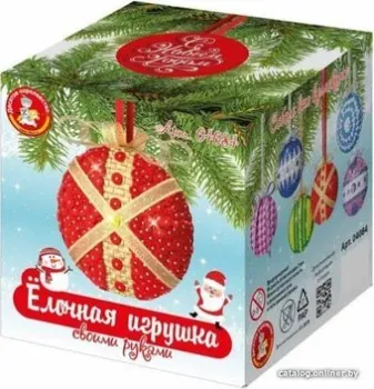Десятое королевство Елочная игрушка своими руками Медальон 04084 (красный)