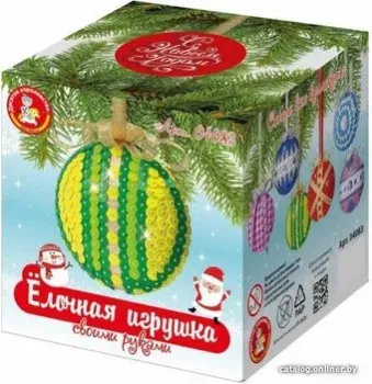Десятое королевство Елочная игрушка своими руками 04083 (желтый/зеленый)