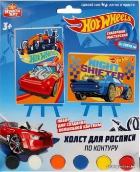 MultiArt Хот Вилс 100CANV2PCS-HW1