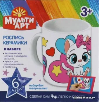MultiArt Кружка Для Росписи MUG-MAKITTY