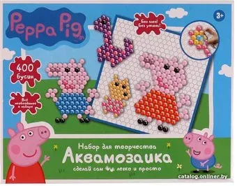 MultiArt Аквамозаика Свинка Пеппа AB400-PP3