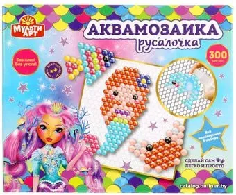 MultiArt Аквамозаика Русалочка ABMA300-14