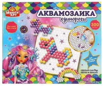 MultiArt Аквамозаика Единороги ABMA300-13
