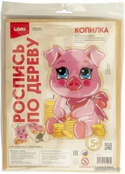 Lori Роспись по дереву. Свинка Фнр-010