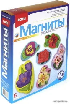 Lori Фигурки на магнитах. Цветочки М-008