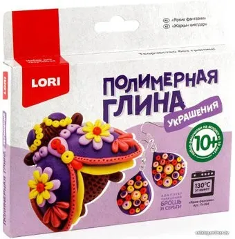 Lori Полимерная глина. Украшения Яркие фантазии Пг-004