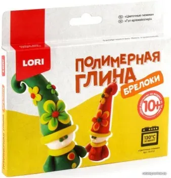 Lori Полимерная глина. Брелоки Цветочные гномики Пг-012