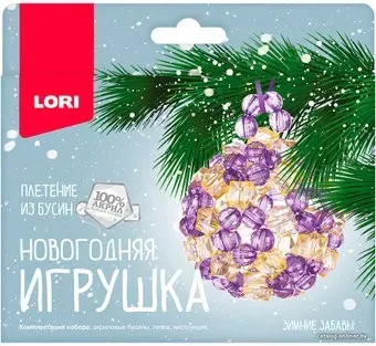Lori Плетение из бусин. Зимние забавы Пз/Бус-020