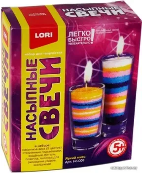 Lori Насыпные свечи. Яркий микс Нс-006