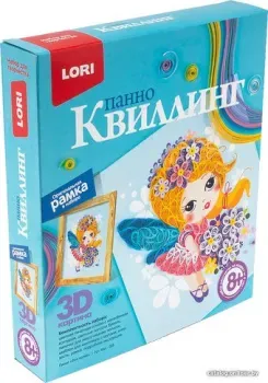 Lori Квиллинг. Панно картина 3D Фея полей Квл-028