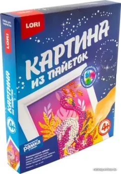 Lori Картина из пайеток. Фламинго Ап-045