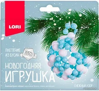 Lori Плетение из бусин. Снежный узор Пз/Бус-014