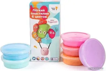 Genio Kids Легкий пластилин TA1715 (6 цветов)