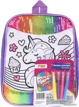 Color Puppy Набор роспись рюкзака Единорог 70050