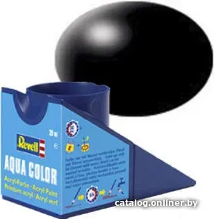 Revell Aqua Color 7026302 (черный шелково-матовый, 18 мл)