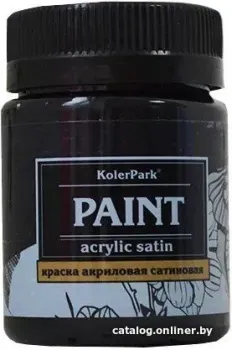 KolerPark Акриловая сатиновая (черный, 50 мл)