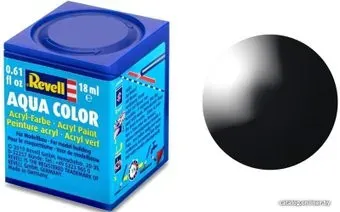 Revell Aqua Color 36107 (черная глянцевая, 18 мл)