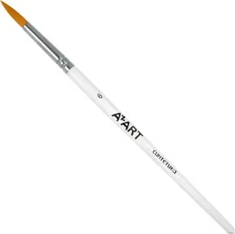 Azart №6 (синтетика, круглая, белый)