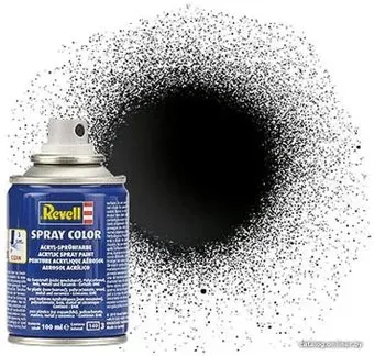 Revell Spray Color 34107 (черная глянцевая, 100 мл)