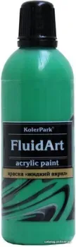 KolerPark Fluid Art Жидкий акрил (зеленый, 80 мл)