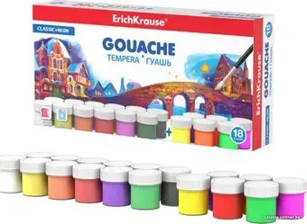 Erich Krause Classic + Neon 54012 (18 цв.)